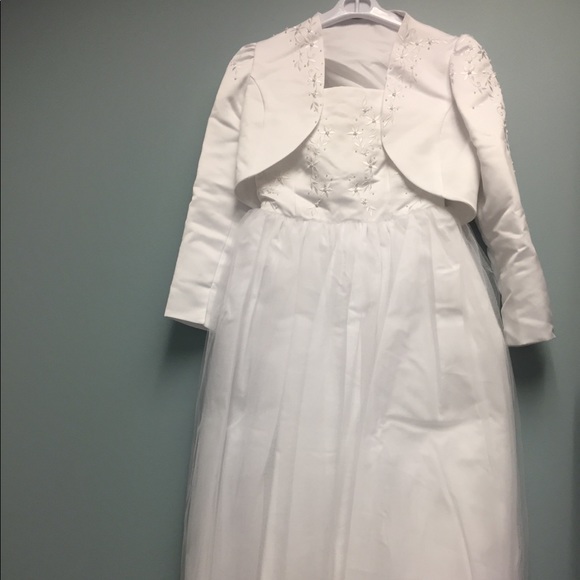 Girls Formal Dress with Jacket. New with Tags. - Picture 1 of 8